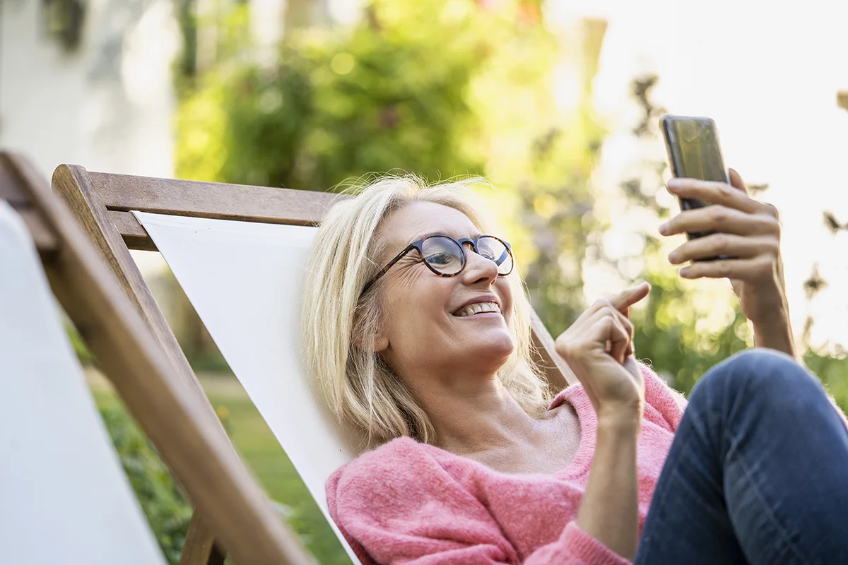 woman relaxing