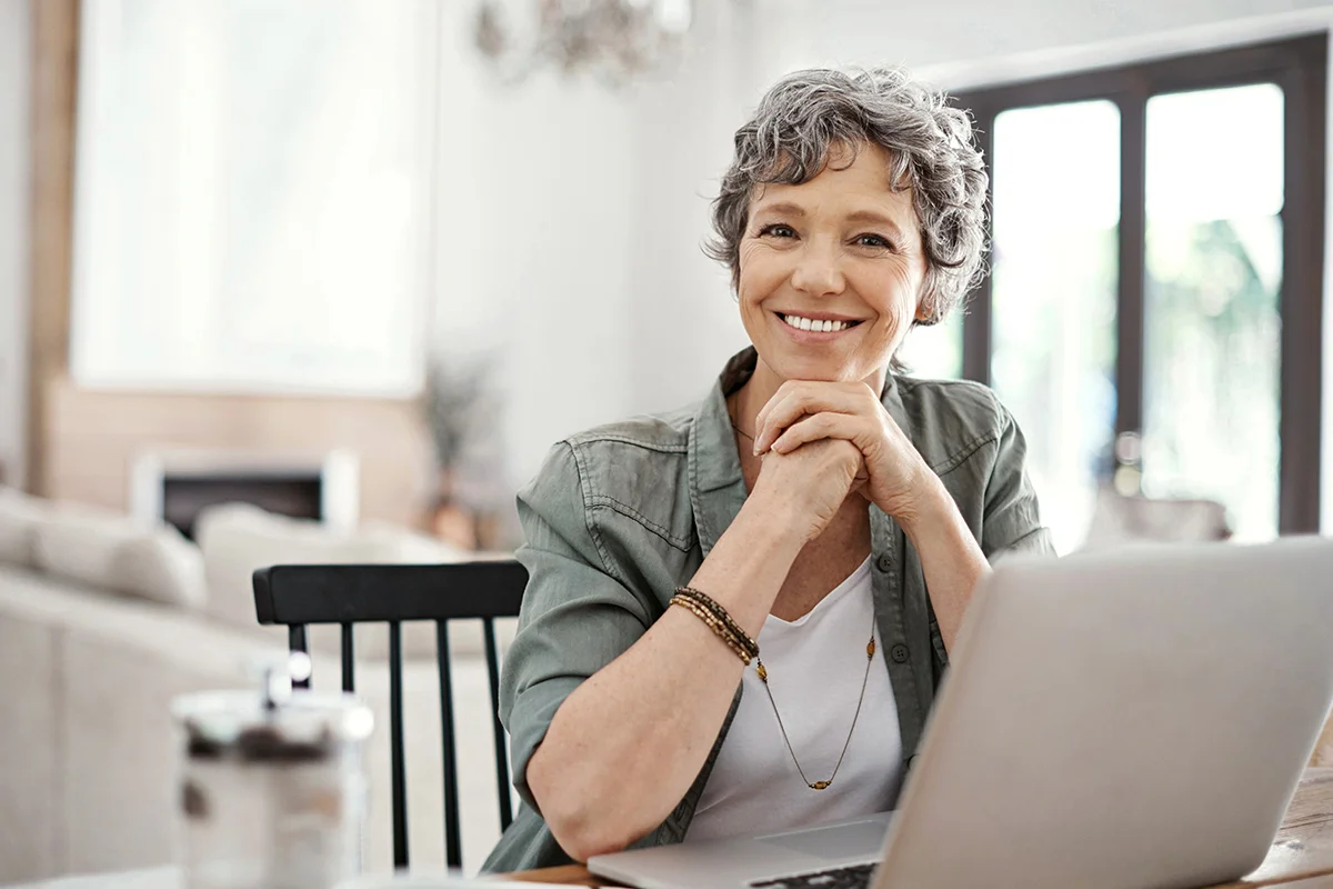 smiling woman
